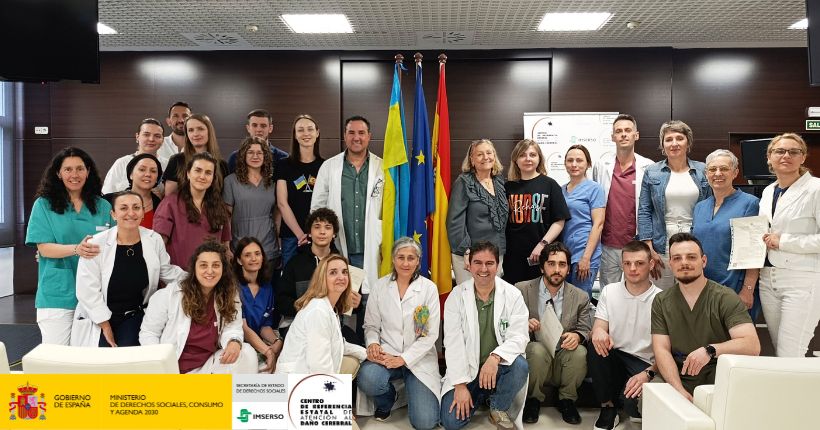 El Ceadac realizó una estancia formativa sobre rehabilitación en daño cerebral adquirido para profesionales sanitarios ucranianos