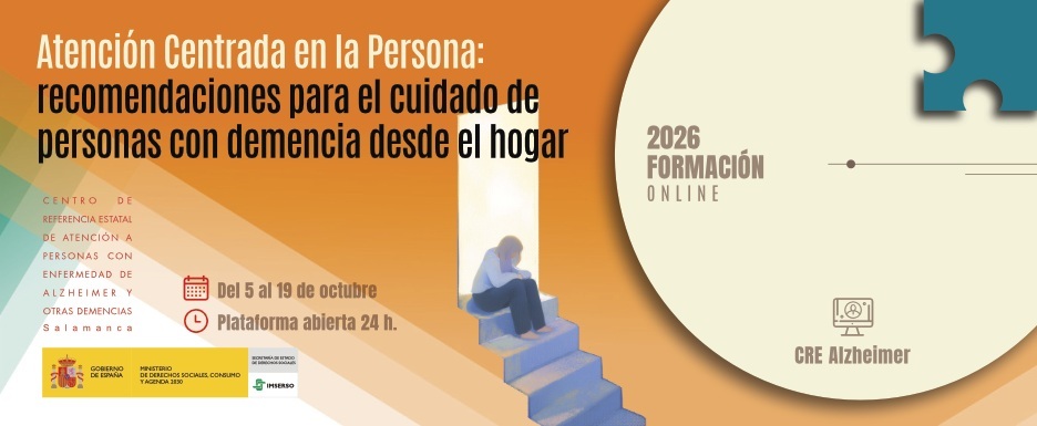 Cartel del curso Atención Centrada en la Persona.