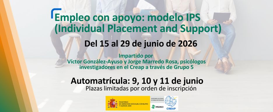 Cartel del curso Empleo con Apoyo.