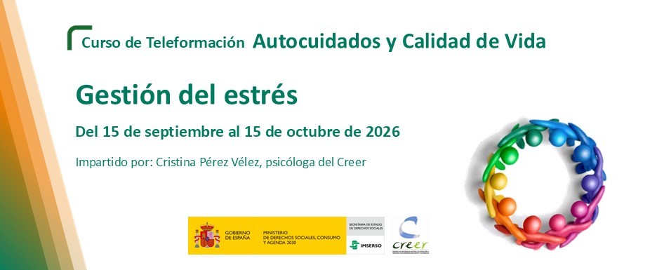 Cartel del curso Gestión del estrés