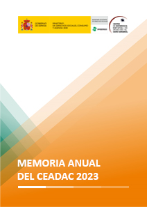 Portada de la Memoria Anual del Ceadac