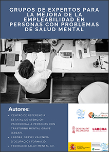 Portada Grupos de expertos para la mejora de la empleabilidad en personas con problemas de salud mental