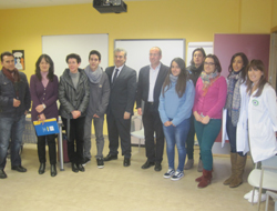 Particpantes en el Programa Garex con el Director y profesionales del Creer