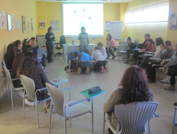 Participantes en la charla sobre apoyo conductual positivo