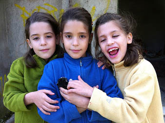 Teresa, Chelito y Carlota