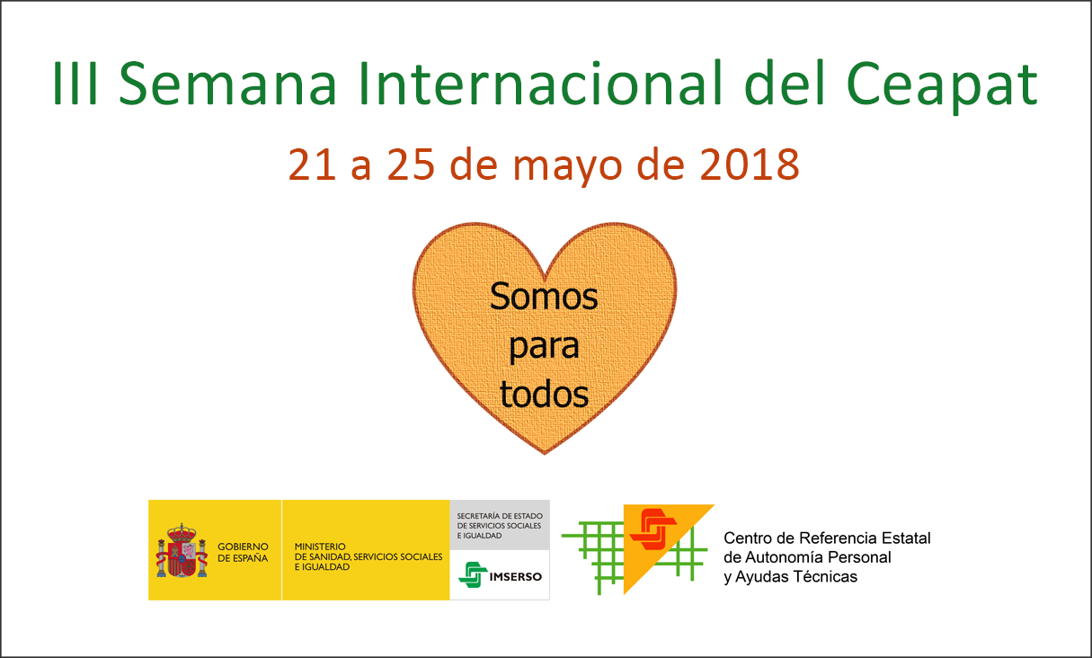 III Semana Internacional del Ceapat. 21 a 25 de mayo de 2018