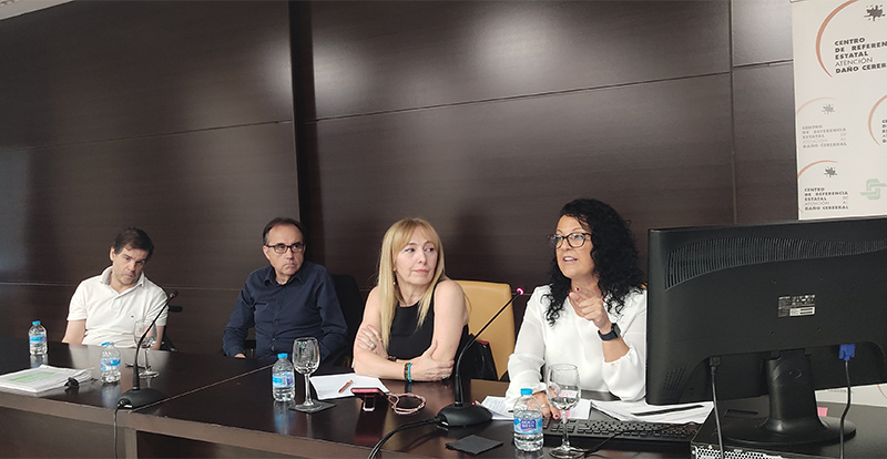 Ana Belén Piñas López durante su ponencia.