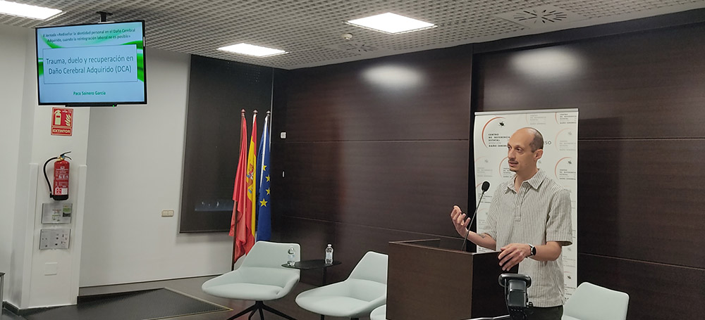 Paco Sainero García durante su ponencia.
