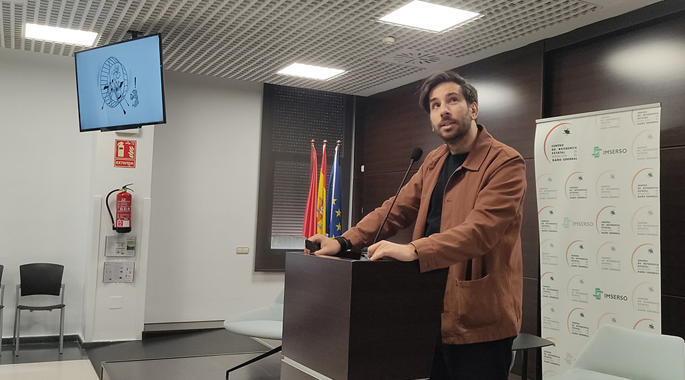 Javier Muñoz Posse durante su ponencia.