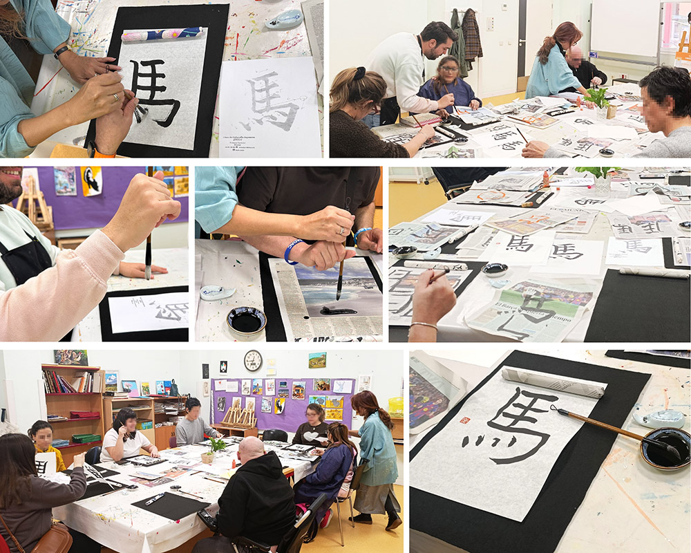 Collage fotos taller.