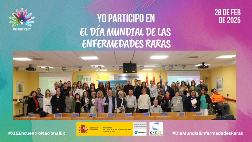 Participantes que han asistido a la XIII Jornada Nacional del Día Mundial de las Enfermedades Raras en el Creer.