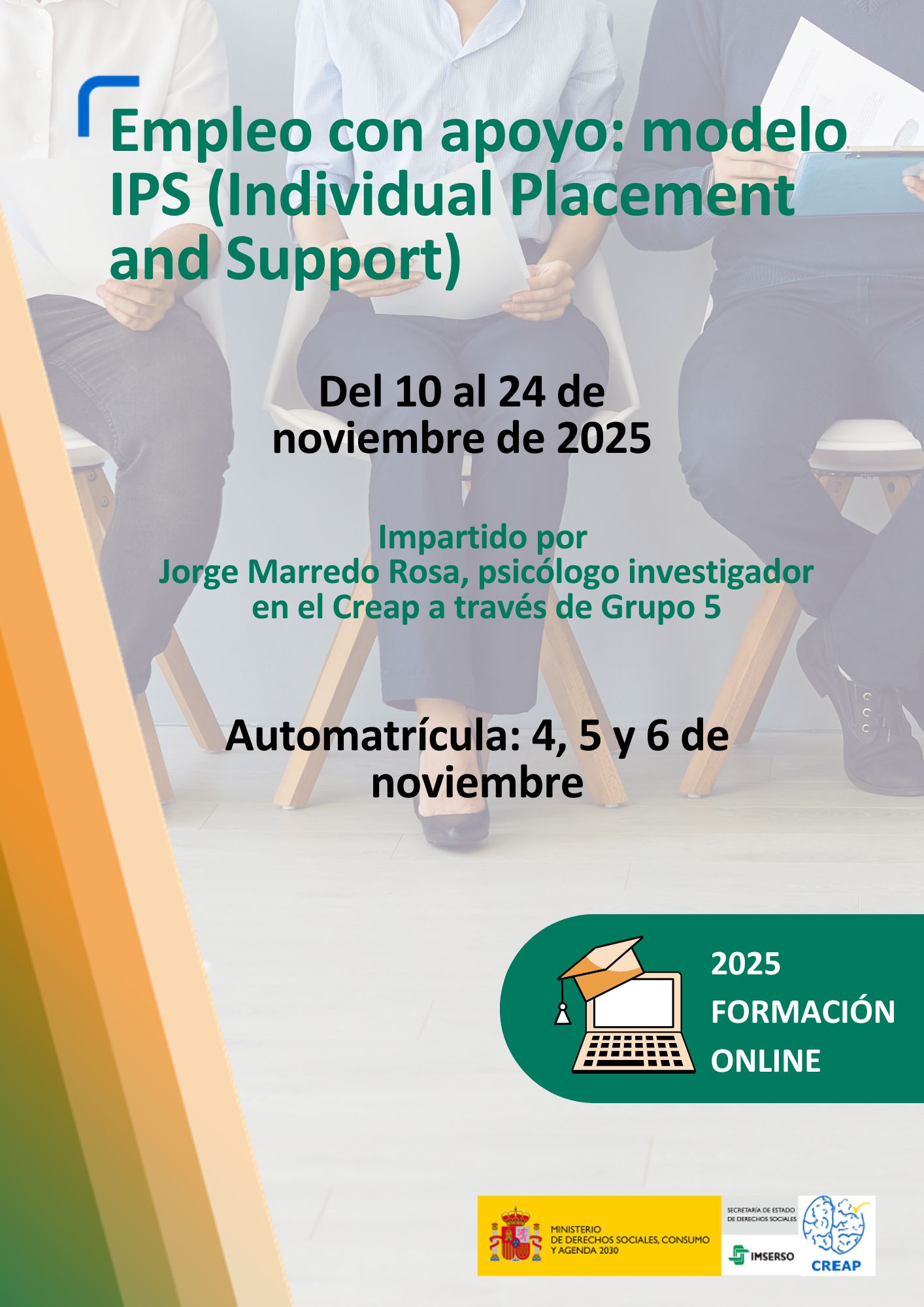 Cartel Curso Empleo con apoyo