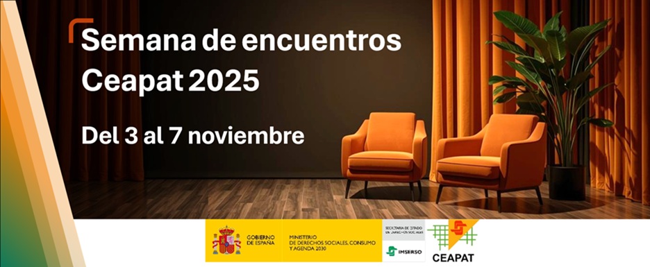 Cartel de la semana de encuentros Ceapat 2025.